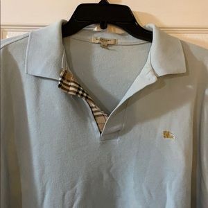Burberry London polo shirt light blue